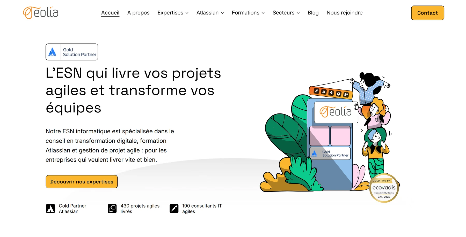 Aperçu du site Teolia